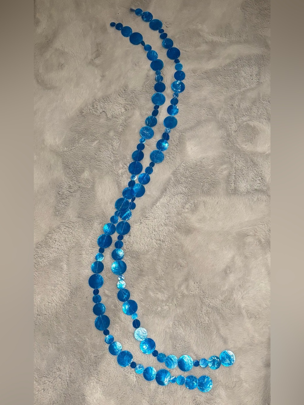 Two Beautiful 65” + Capiz Shell Decorative Strands